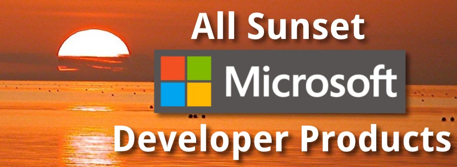 Discontinued Microsoft Developer Products