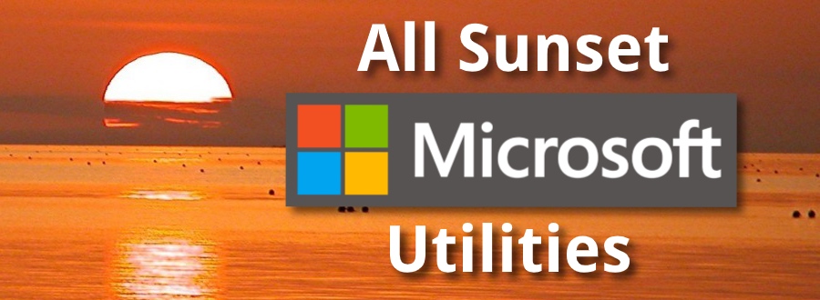 Discontinued Microsoft Utilities