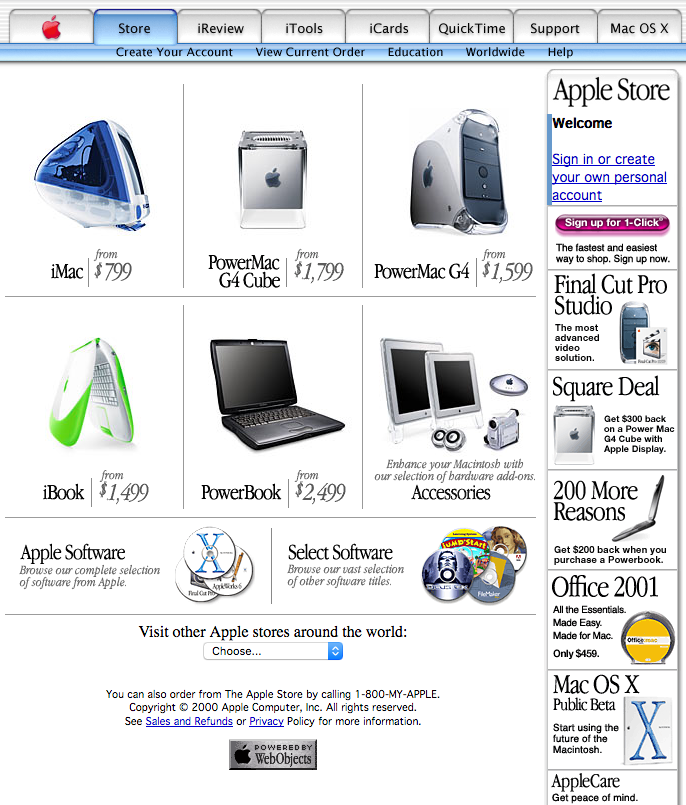 27 Years Of Apple Com Website Design History 39 Images Version Museum