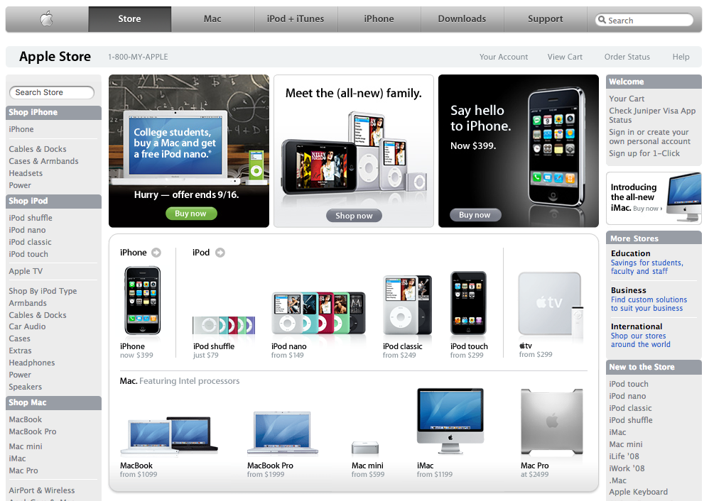 Интернет сайт айфонов. Apple. Apple stor. Apple Store 2007. Apple веб сайт.