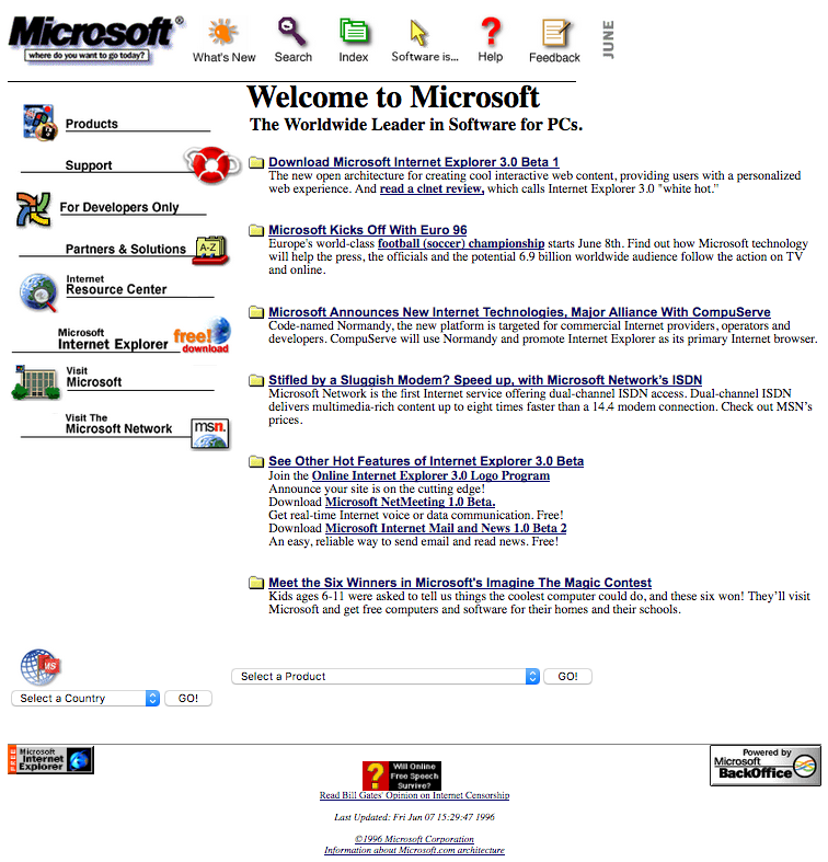 Сайт microsoft. Майкрософт официальный сайт. Microsoft 1996. Microsoft Official homepage. Настройка браузера MS Internet Explorer
